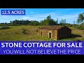 12.5 ACRE FARM - BEAUTIFUL CHEAP STONE COTTAGE FOR SALE IN CENTRAL PORTUGAL