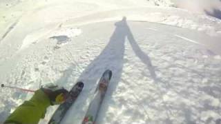 2012 Atomic Bent Chetler GoPro HD - Shredding POW in Grindelwald