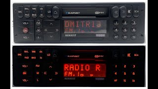 1990s Renault Blaupunkt G5 RDS Car Cassette Radio Player - For Sale