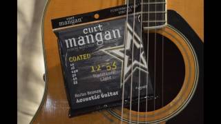 Curt Mangan Strings Coated 12-53 80/20 Bronze Sound Sample #25007