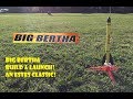 Estes Big Bertha Model Rocket - Quick Build & Launch on B & C Motors