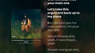 SZA - Snooze (Lyrics)