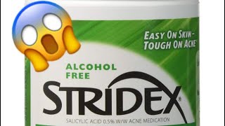 Stridex Acne Pads 😩 (Must Watch ) 👀