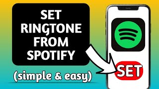 how to set spotify song asringtone (Android &ios) 2024 update