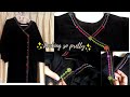 Multicolor Hand Embroidery Angarkha Design || Beautiful Hand Embroidery Design || SALEEQA CHANNAL