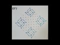 13*1 Simple Beautiful Easy Beginners Pulli Kolam/ Rangoli/ SUPRAJ RANGOLI DESIGNS