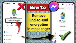 How To Turn Off End To End Encryption In Messenger (New Process)2024