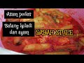 RESEPI MUDAH DAN SEDAP ASAM PEDAS BATANG KELADI DAN AYAM SABAHAN STYLE