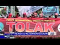 Aliansi Buruh Banten Berdemo Depan Istana Negara