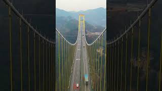 Sidu River Suspension Bridge China #shorts #ytshorts #suspensionbridge