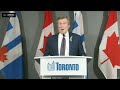 announcement by mayor tory april 6 2022