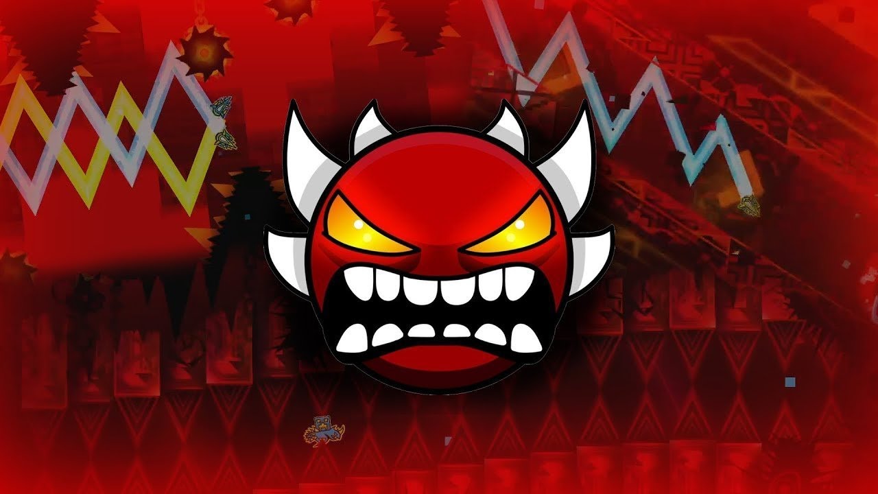Beating Demons Geometry Dash Youtube