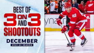 Best 3-on-3 Overtime and Shootout Moments from December | NHL 2023-24