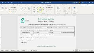 Word-Module 10: SAM Project B HavenHome
