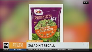 Dole recalling select salad kits for listeria risk