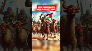 Kerbau dan unta ikutan berjuang untuk palestina #shortsvideo #viral #shorts