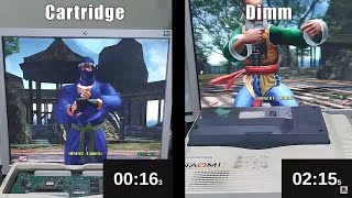 SEGA NAOMI2 VIRTUA FIGHTER 4 FT 'Cartridge' VS 'Net DIMM' Boot Time