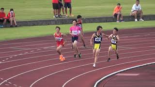 20230715 宮崎県高校1年生大会 男子4×100ｍR決勝1～3組（宮崎工：43\