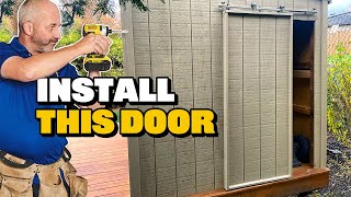 Custom Barn Door | Storm Door | DIY Shed Build