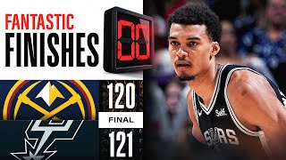 Final 5:53 MUST-SEE ENDING Spurs vs Nuggets 🤯 | April 12, 2024