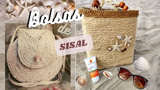 DIY Como fazer bolsa de Sisal - passo a passo