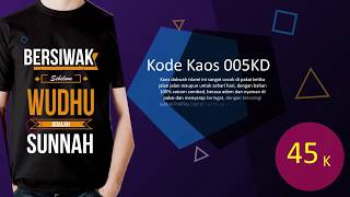 Free Template Powerpoint Video Promosi Kaos Dakwah Islam Siap Edit Edit | Spesial Membershipku