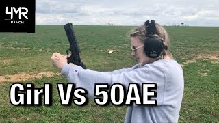 When a Girl Shoots The DESERT EAGLE (Gone Wrong)