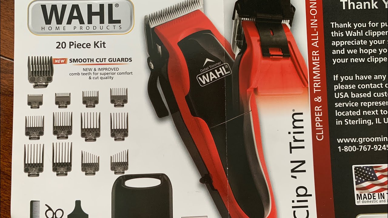 UNBOXING:Wahl Clipper Clip 'N Trim 2 In 1 Hair Cutting Clipper/Trimmer ...