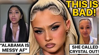 Alabama Barker Is Beefing With Viral TikToker Crystal