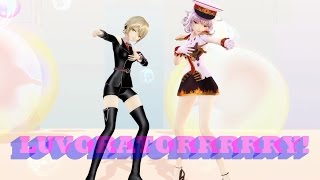 【MMD】萌王EX：史達林x元首 雙人舞 - LUVORATORRRRRY!