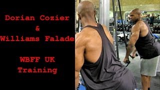 WBFF London | Dorian Cozier \u0026 Williams Falade Back \u0026 Triceps Workout