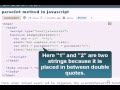 parseInt method in javascript