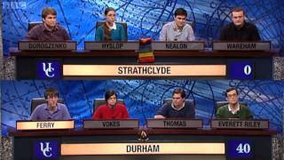 University Challenge S42E04 - Strathclyde vs Durham [1/2]