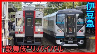 【歌舞伎色】往年の東急東横線が1週間だけ復活！伊豆急8000系リバイバル運行(2020年11月)