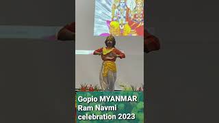 #ramnavami Ram Navmi celebration at India center Yangon Myanmar by GOPIO Myanmar