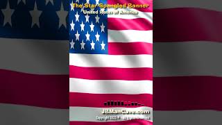USA FLAG United States of America Anthem The Star-Spangled Banner Patriotic US JBManCave.com #Shorts
