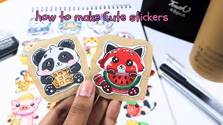 VIDEO 28: How To Make Stickers At Home With Paper ⚜️ Diy Crafts With Paper Stickers