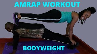 FULL BODY AMRAP WORKOUT // Sweaty and Fiery  Bodyweight Workout