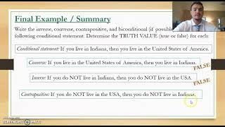 U2, Lesson 3 (Part 2) - Conditional Statements