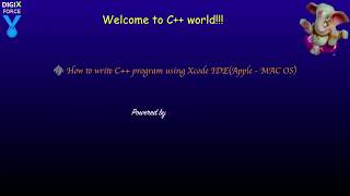 First C++ program using Xcode in Mac OS(Covers command line argument)