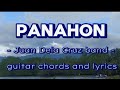 Panahon by Juan Dela Cruz band guitar chords with lyrics