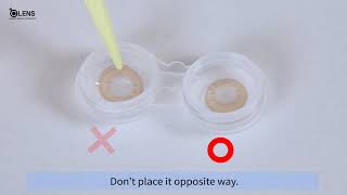 Prevent ripping  your contact lens.