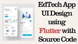 Online Learning EdTech App UI Design with Source Code using Flutter