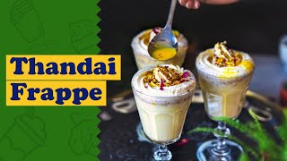 Thandai Frappe Recipe (ASMR) - Last Minute Fusion Thandai Drink - Vegetarian - Episode 4 Holi Recipe