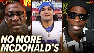 Unc & Ocho debate athlete diets after Rams' Puka Nacua cuts out McDonald's | Nig