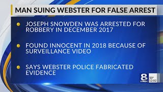 Webster being sued after man says he was wrongly arrested