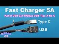 How to make a Fast charger USB 3.2 10Gbps Cable USB Type A To C