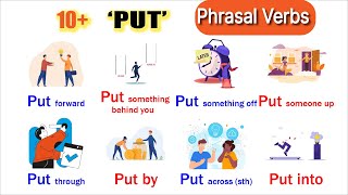 Phrasal Verbs 'PUT'| phrasal verbs with meaning and sentences | listen and practice