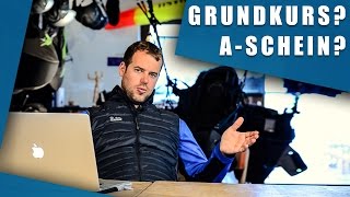 Gleitschirm Grundkurs und A-Schein - Paragliding lernen | Flugschule Hirondelle, Weinheim