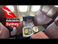 QANTAS Domestic BUSINESS Class: QF736 Adelaide to Sydney